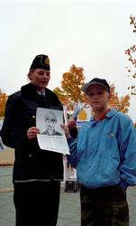 Portrett av politistudent Bodil Svaldal og Julian Christoffe