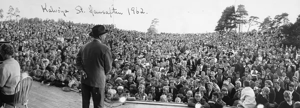 Kalvøya, St. Hansaften 1962.