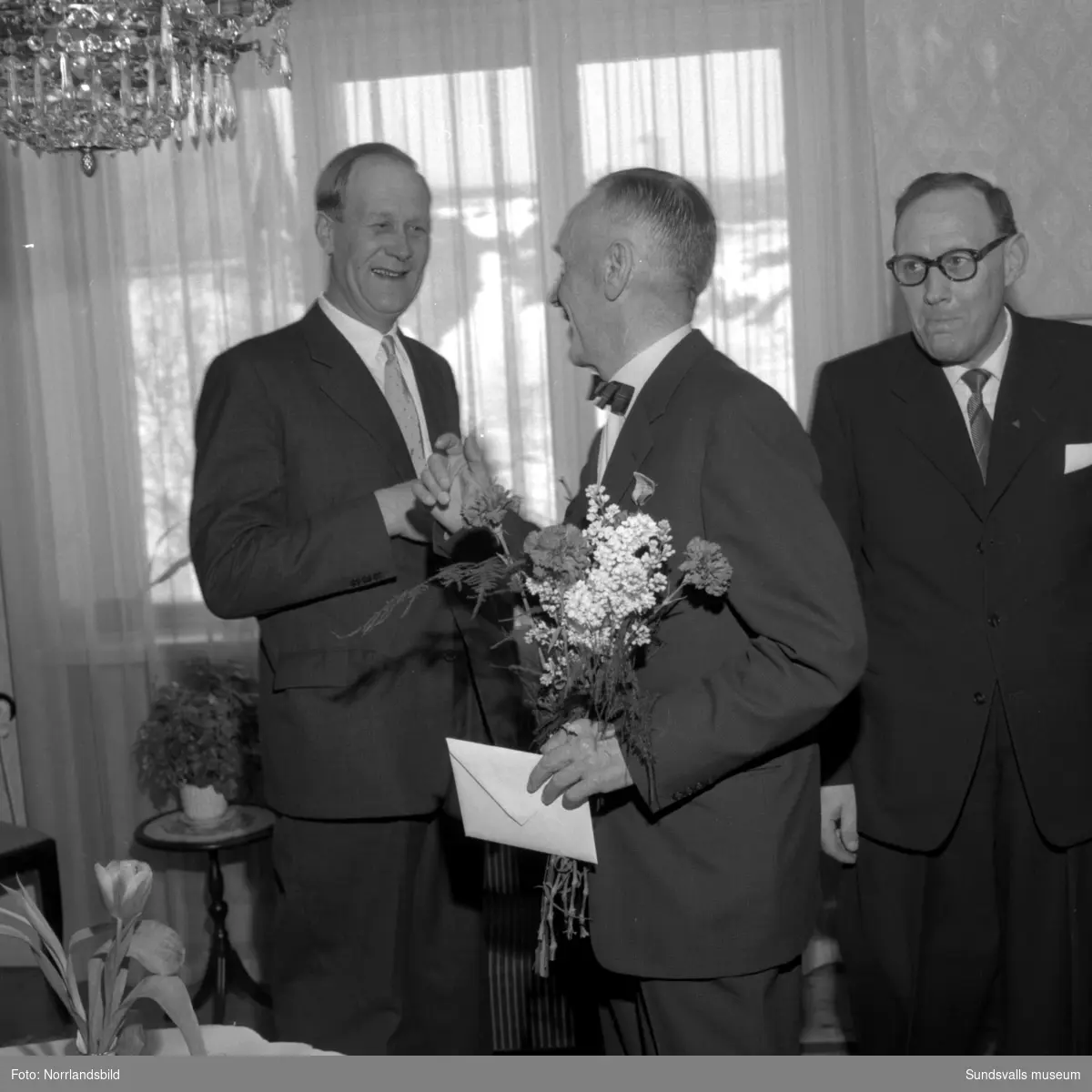 Förste poliskonstapel Sigfrid Malm i Selånger medaljeras vid ...