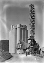 Tilbygg på kornsilo i Buvika