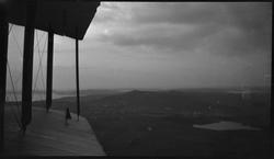 Flyvetur over byen og Gandsfjorden. Per Årseth. November 193