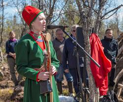 Åpning av Daniel Mortensons vinterboplass ved Kjerran på Val