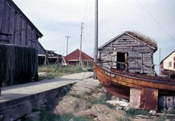 Foto fra fiskeværet Grip, nå i Kristiansund kommune. Legg me