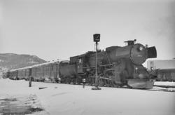 Dagtoget fra Trondheim til Bodø, tog 451, på Trondheim stasj