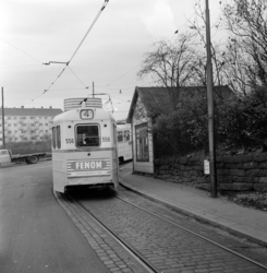 Vålerenga. Hjørnet Etterstadgata / Strømsveien. November 196