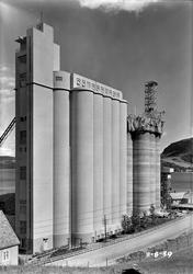 Tilbygg på kornsilo i Buvika