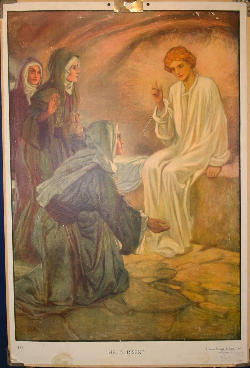 Maria Magdalena får vite at Jesus er stått opp frå dei døde.