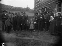 Rikard Berges fotoarkiv. Gruppebilde, Rauland.
Bilde nr. 98