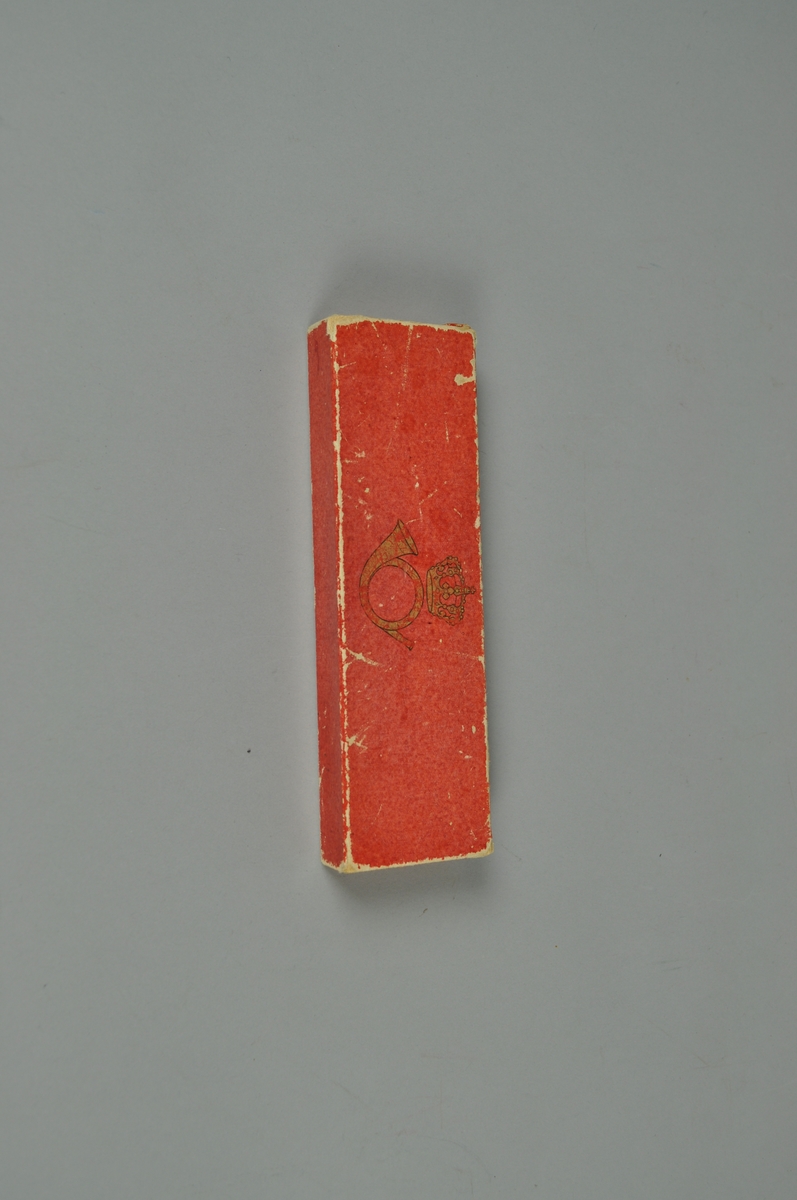 Eske med 7 stk.blyanter. 4 stk. blåblyanter (PMG.9.0.1177.2) og 3 stk. kopiblyanter (PMG.9.0.1177.3)