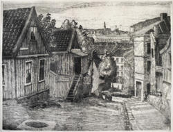 Fra Enerhaugen [radering]