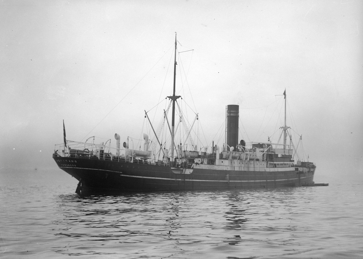 Skipet D/S Mexicano, Tønsberg på Trondheimsfjorden