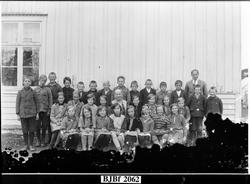 Skoleklasse Fagerenget skole, Lysøysundet, Bjugn