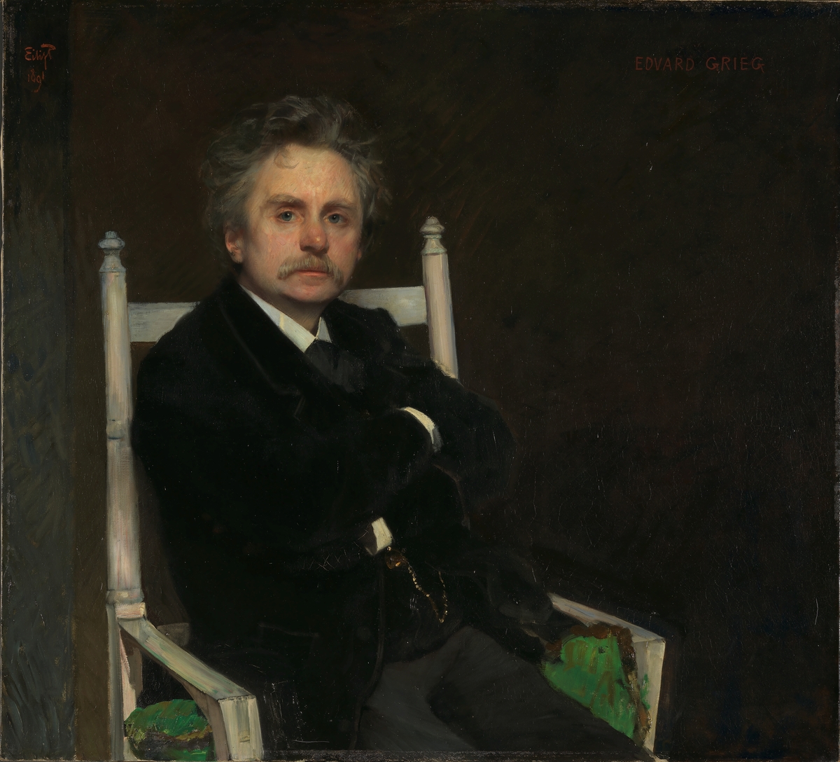 Komponisten Edvard Grieg [Maleri]