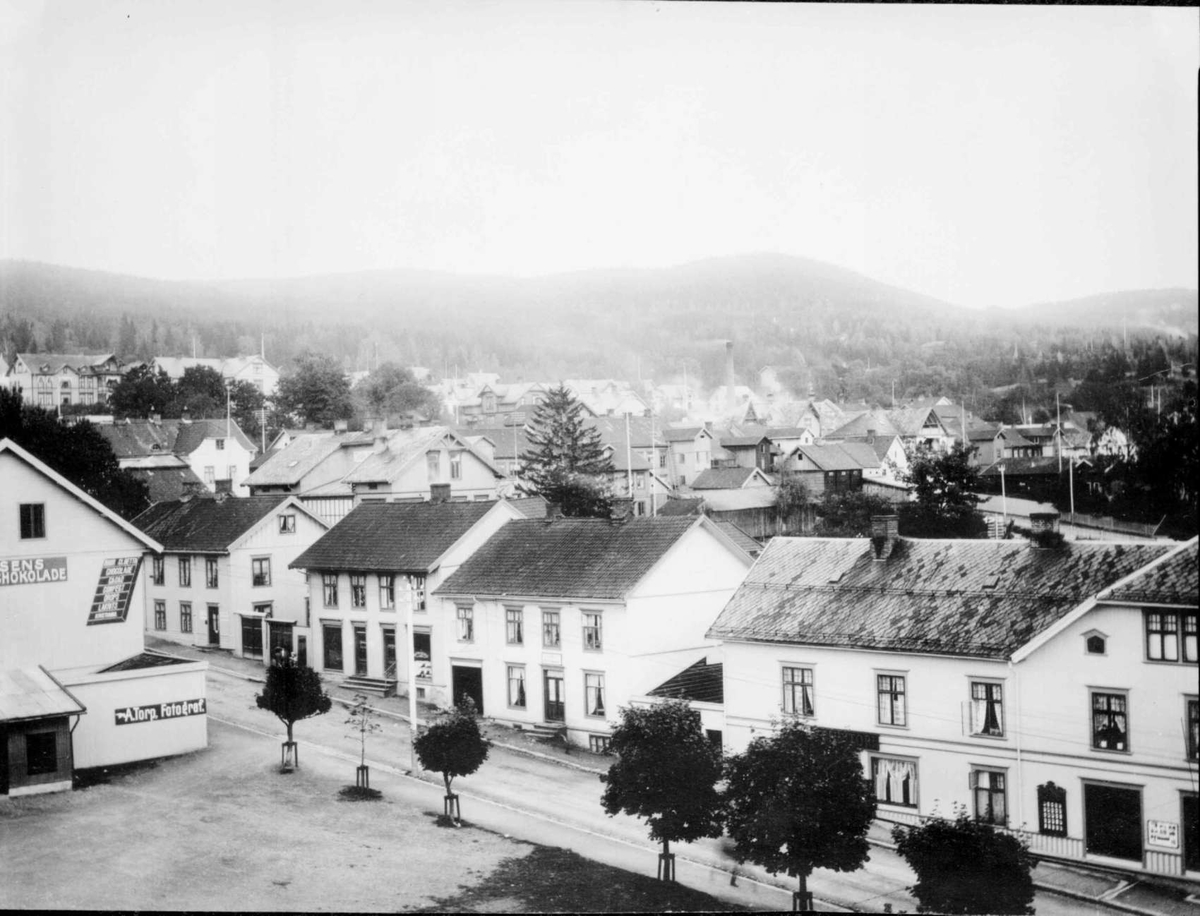 Repro: Bebyggelse i Jernbanegaten, Lillehammer.