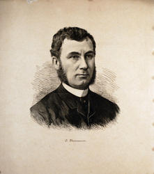 Portrett av Olav Anton Thommessen [Xylografi]