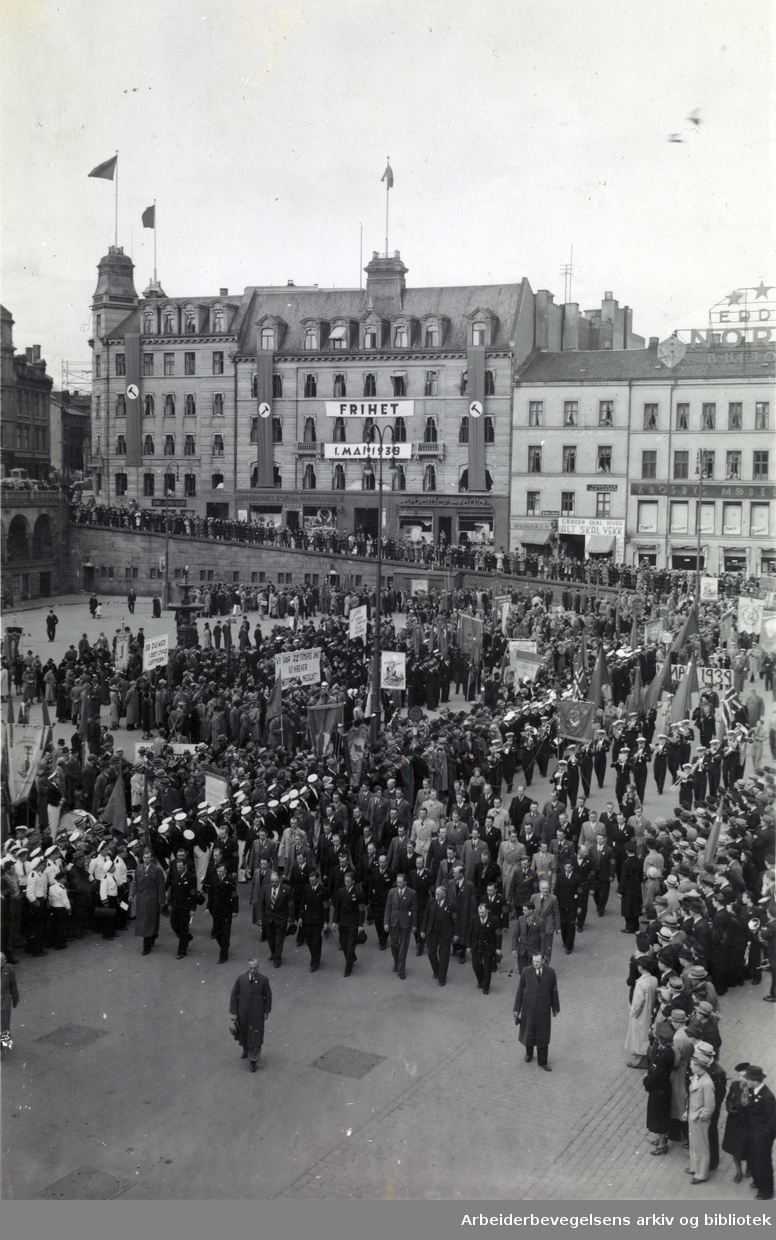 1. mai 1939, Youngstorget.