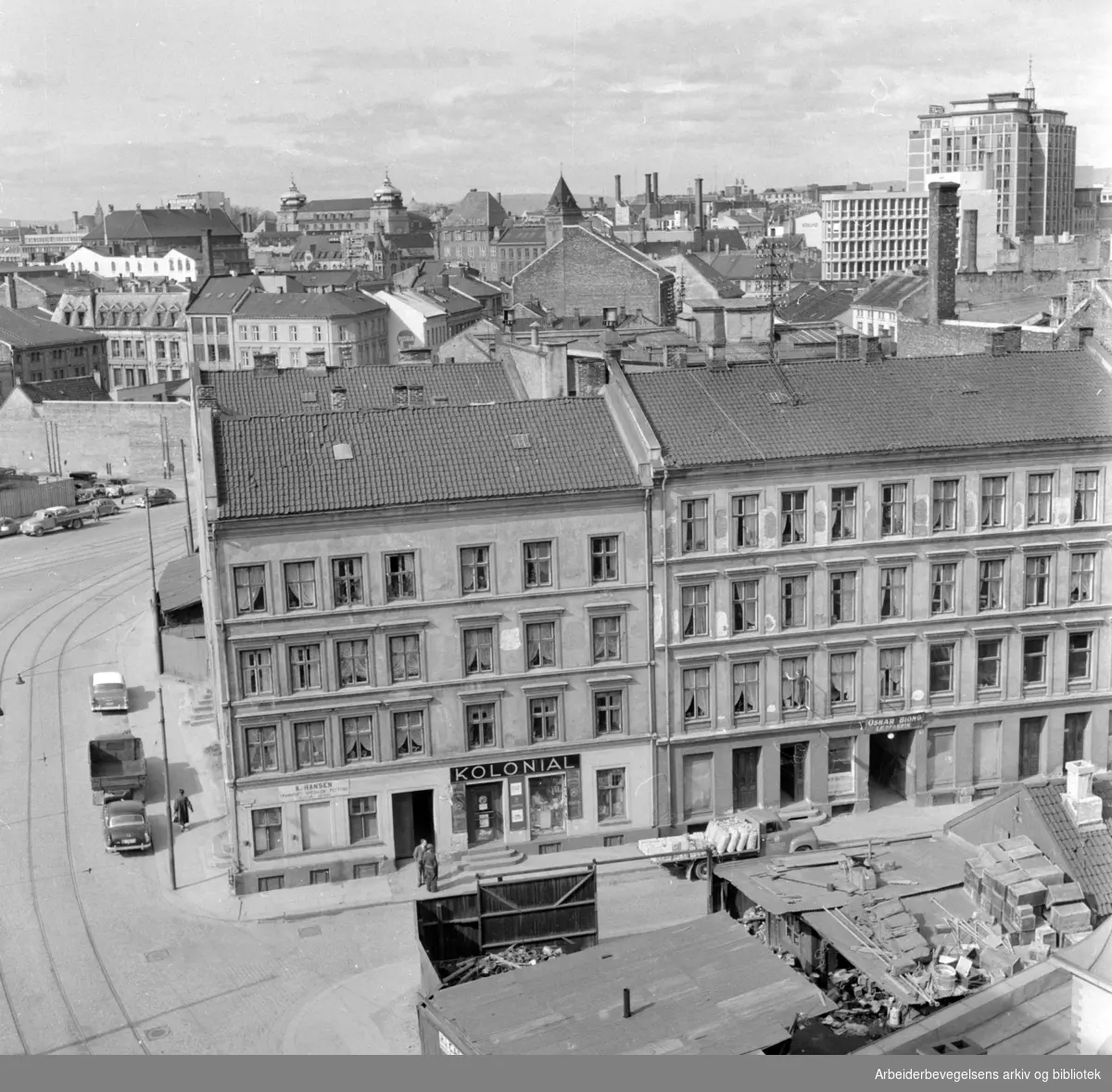 Vaterland. Saneringsområdet. Mai 1959