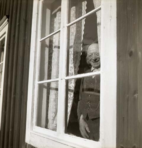 Essén i fönstret, sett utifrån, 6 augusti 1950.