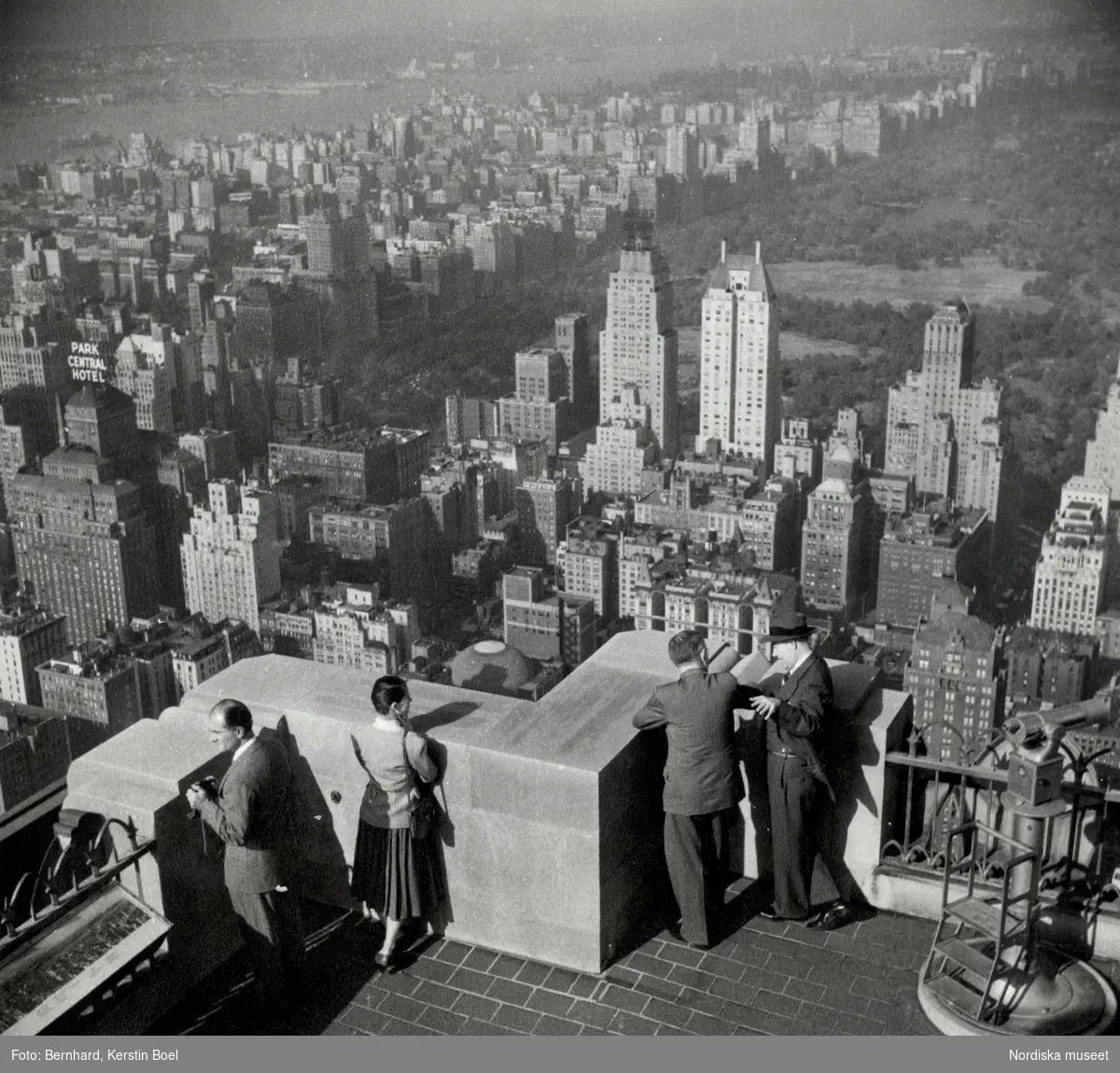 Utsikt från taket på Rockefeller Center, New York