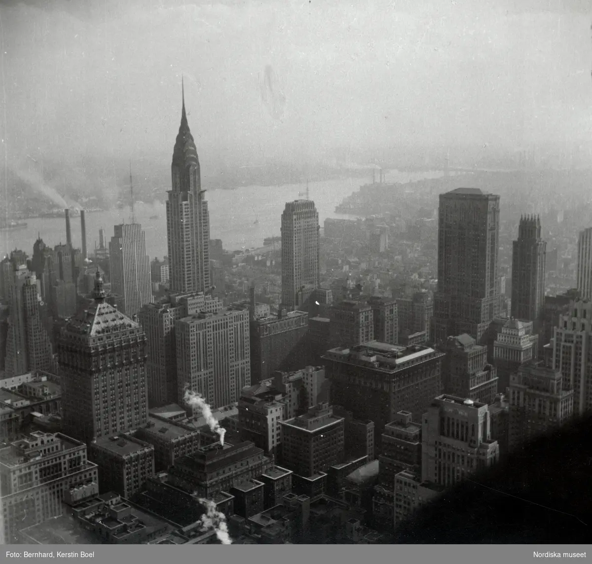 Vy över Manhattan, New York City, USA