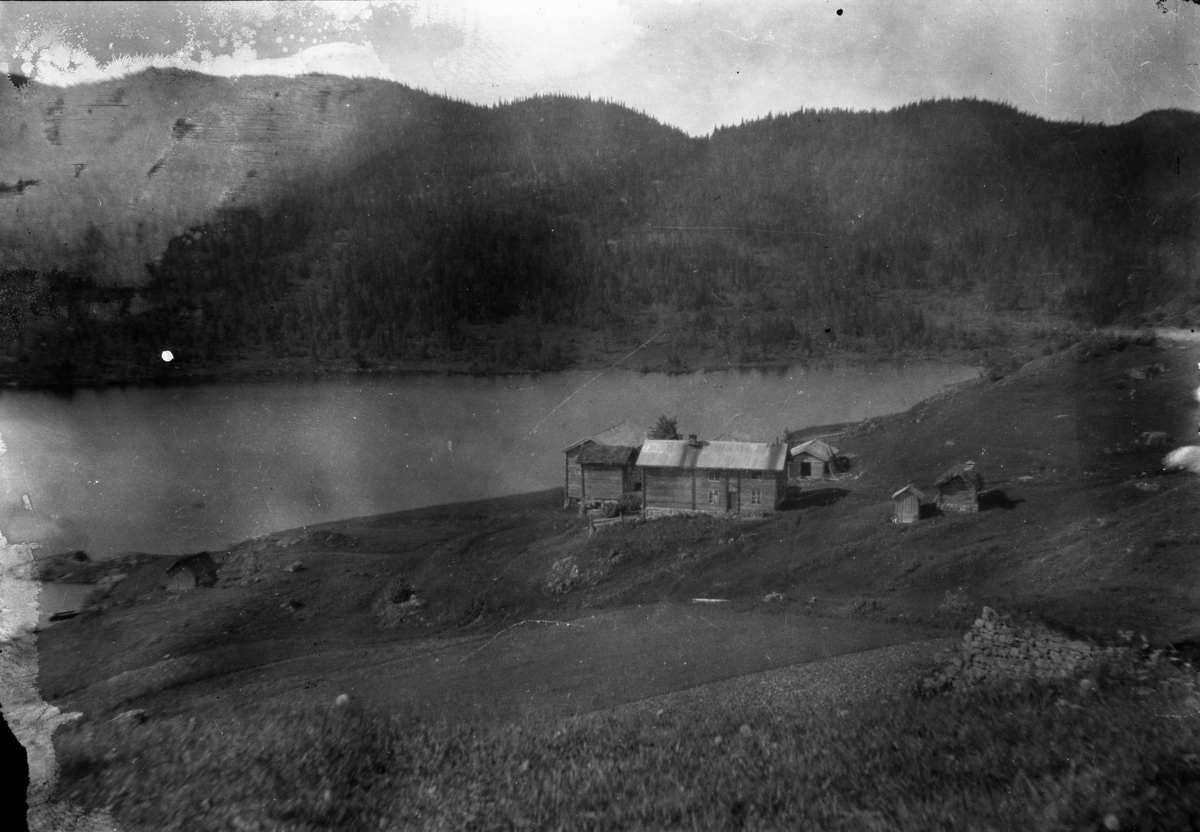 Rikard Berges fotoarkiv. Nigard-Lid, Øyfjell. Fotografert 1924.