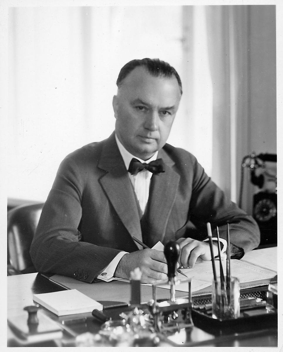 Anton Gösta Hellgren. Direktör i Stockholms Spårvägar.