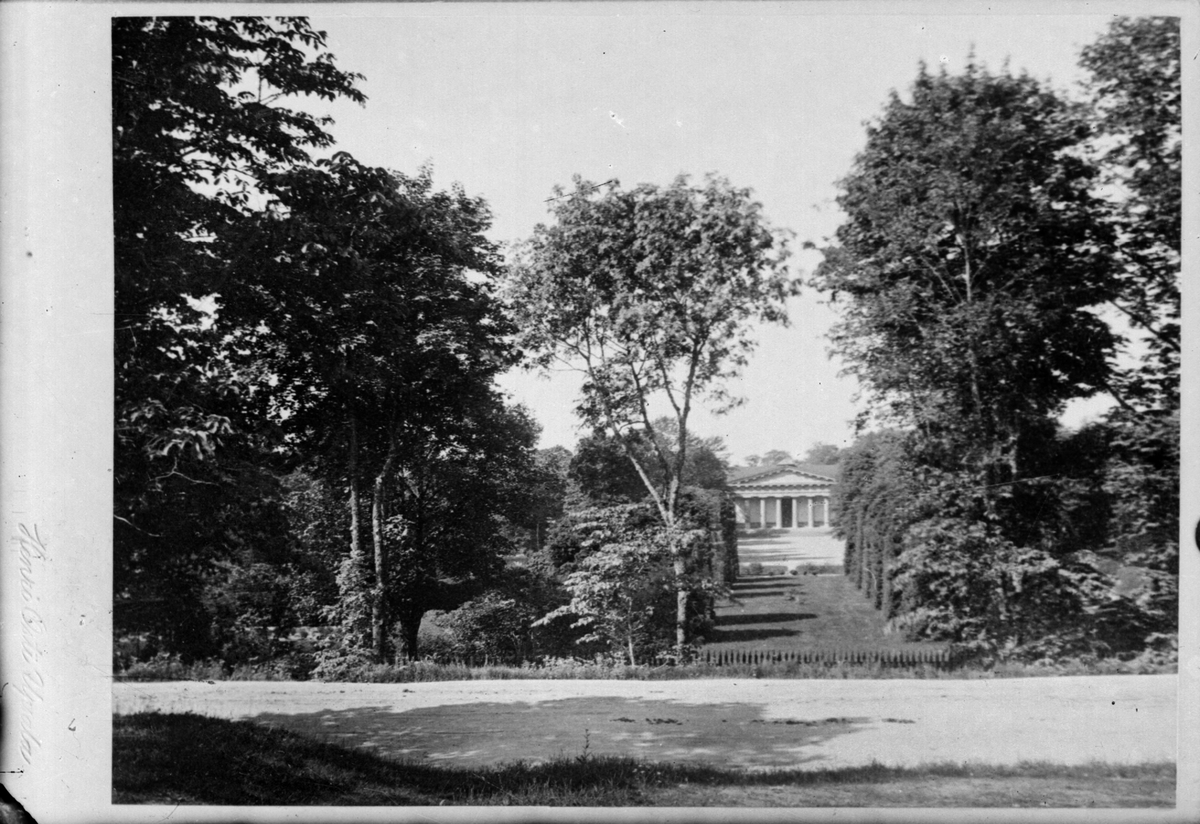 Reprofotografi - Botaniska trädgården, Kåbo, Uppsala 1886