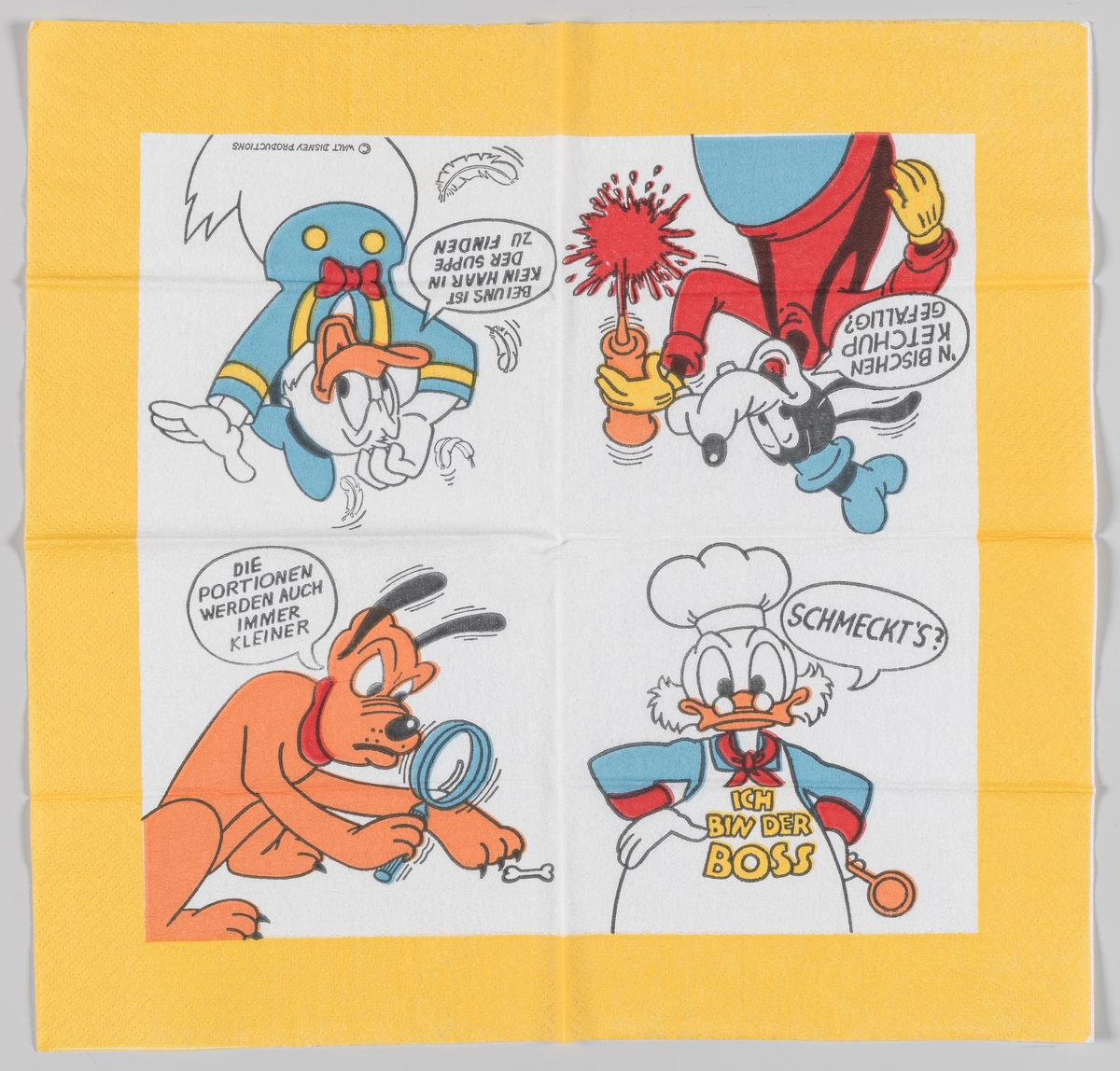 Donald Duck, Langbein, Pluto og onkel Skrue