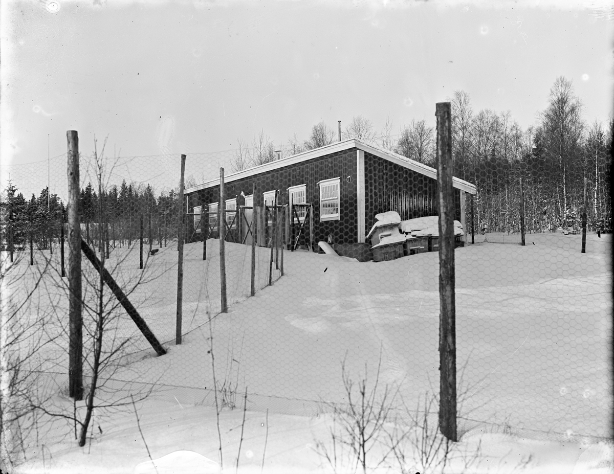 Ekonomibyggnad, Östfora säteri, Järlåsa socken, Uppland, november 1931