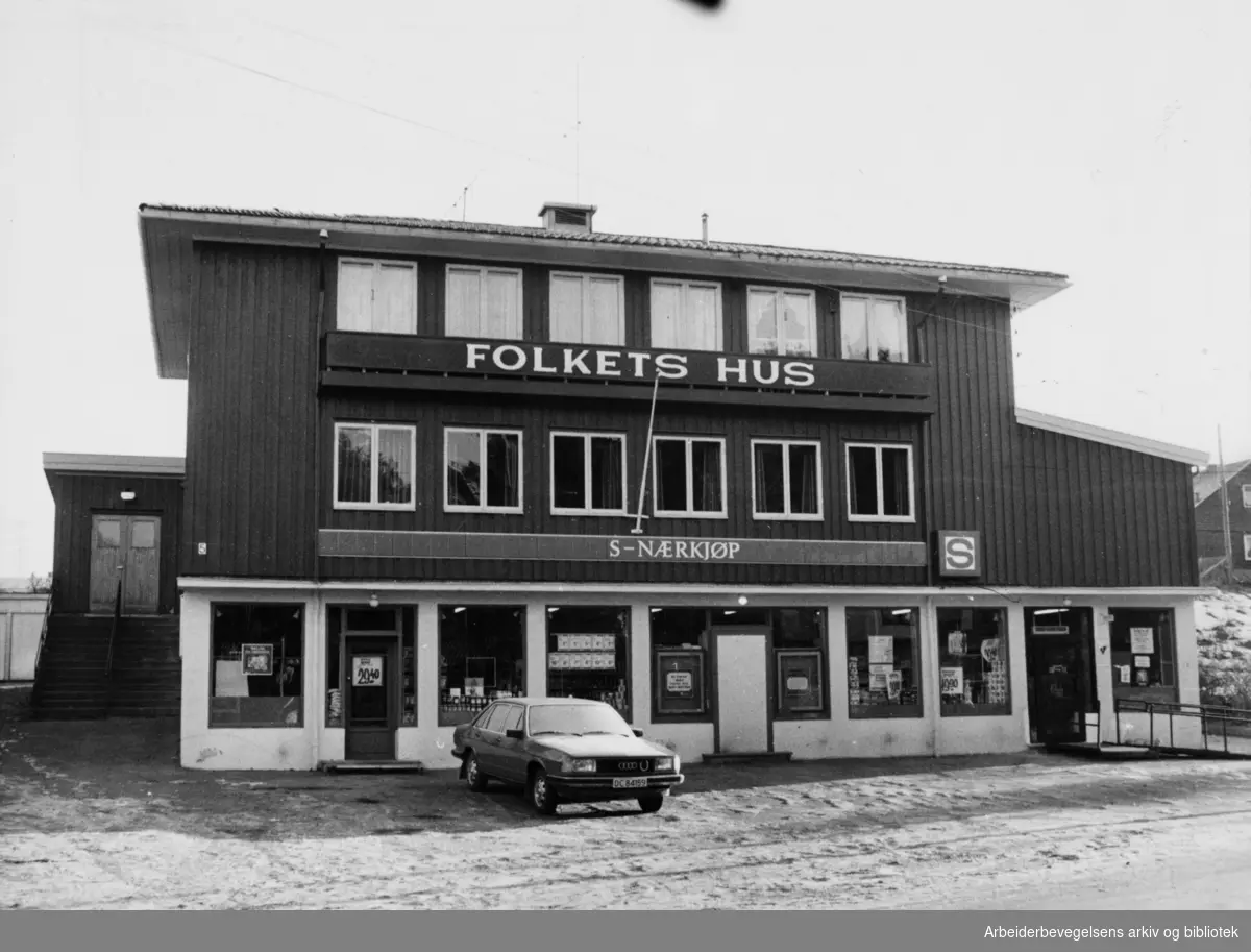 Abildsø Folkets Hus. Oktober 1981