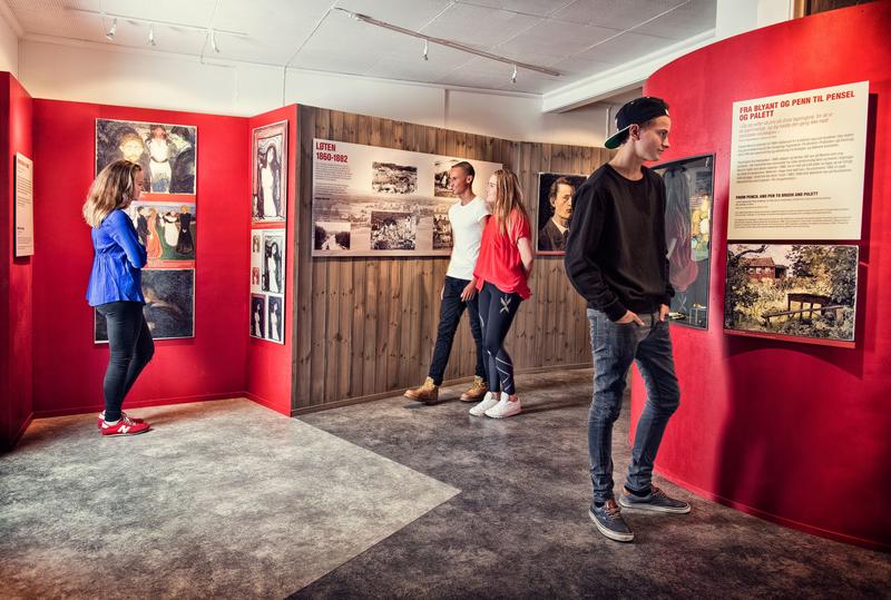 The Munch Center contains information about Munch's connection to Løten and also offers opportunities for experiences. (Foto/Photo)
