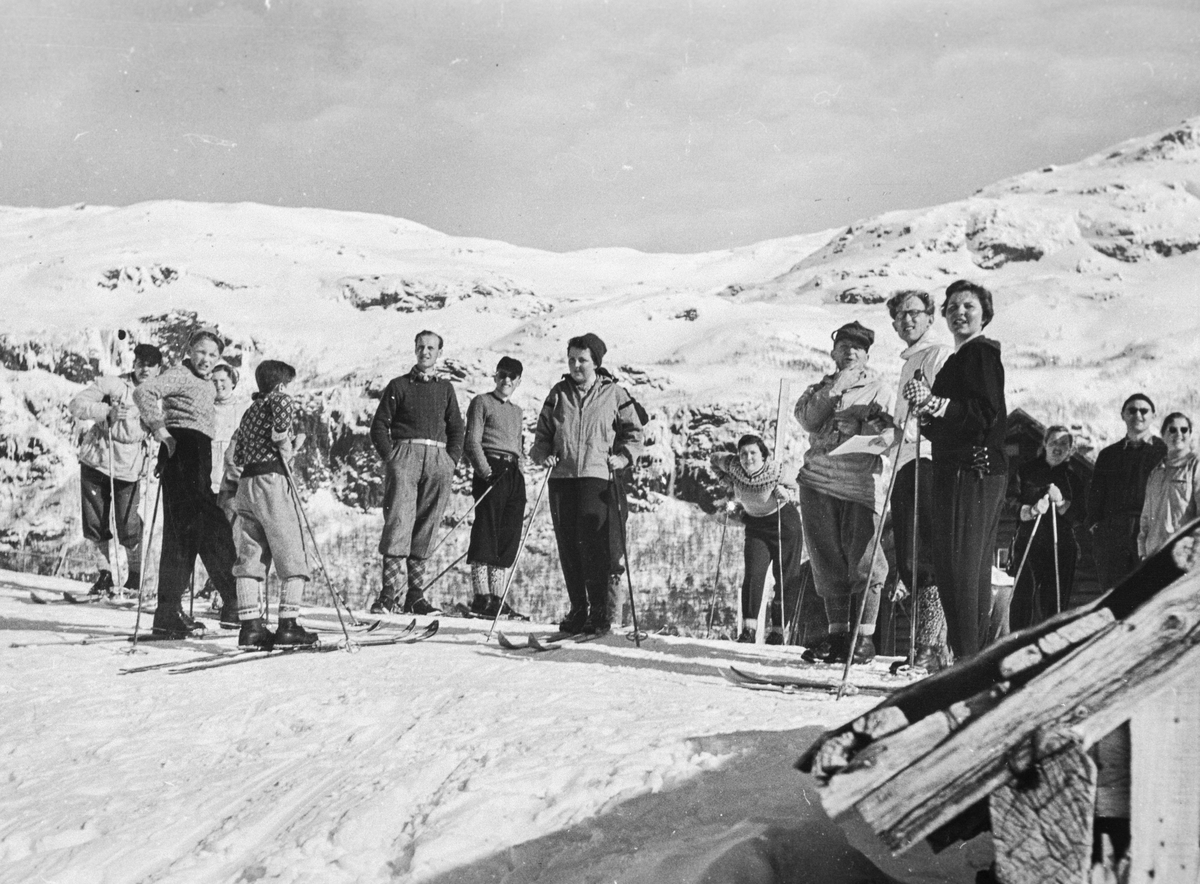 Skiløparar på Hildalsstølen