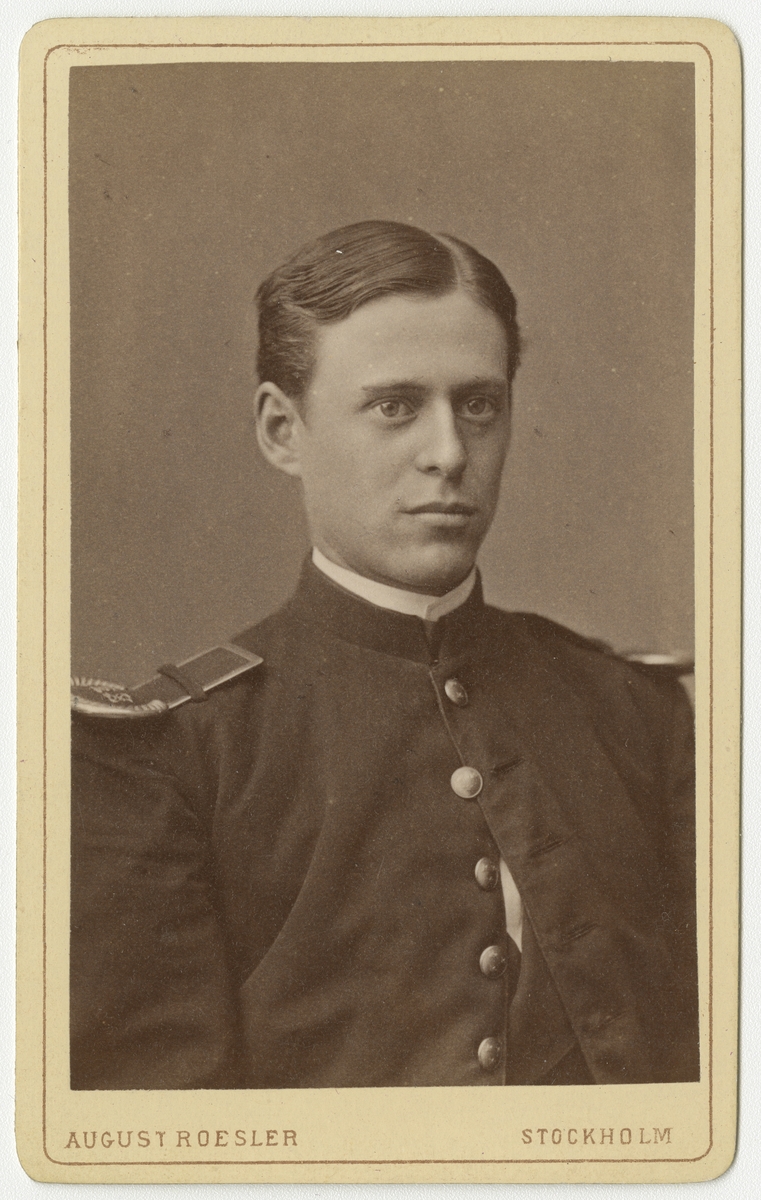 Porträtt av Carl Seth Theodor Gyllensvärd vid Krigsskolan Karlberg.