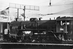 Damplokomotiv type 31b nr. 400 på svingskiven på Voss stasjo