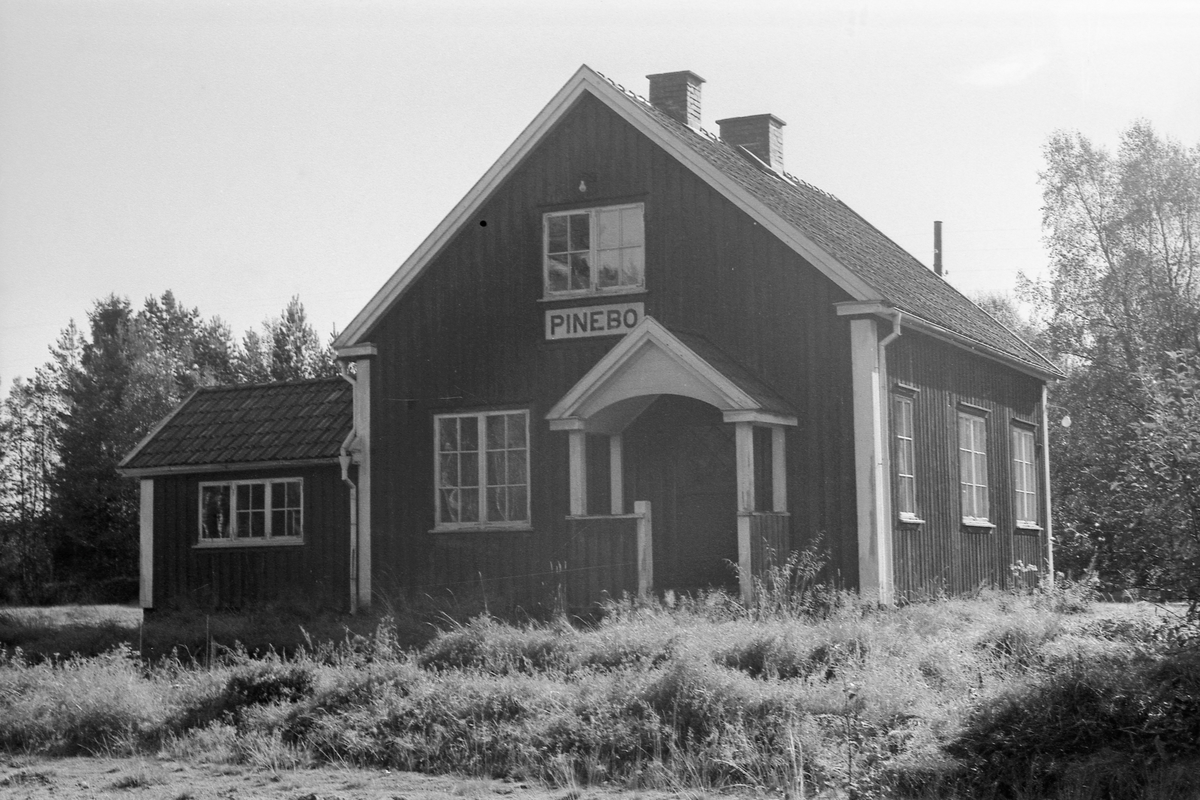 Pinebo hållplats, nedlagd 1959.