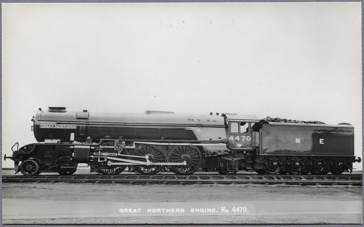 North Eastern Railway, N. E.  A1/1 4470, loket byggt 1920.