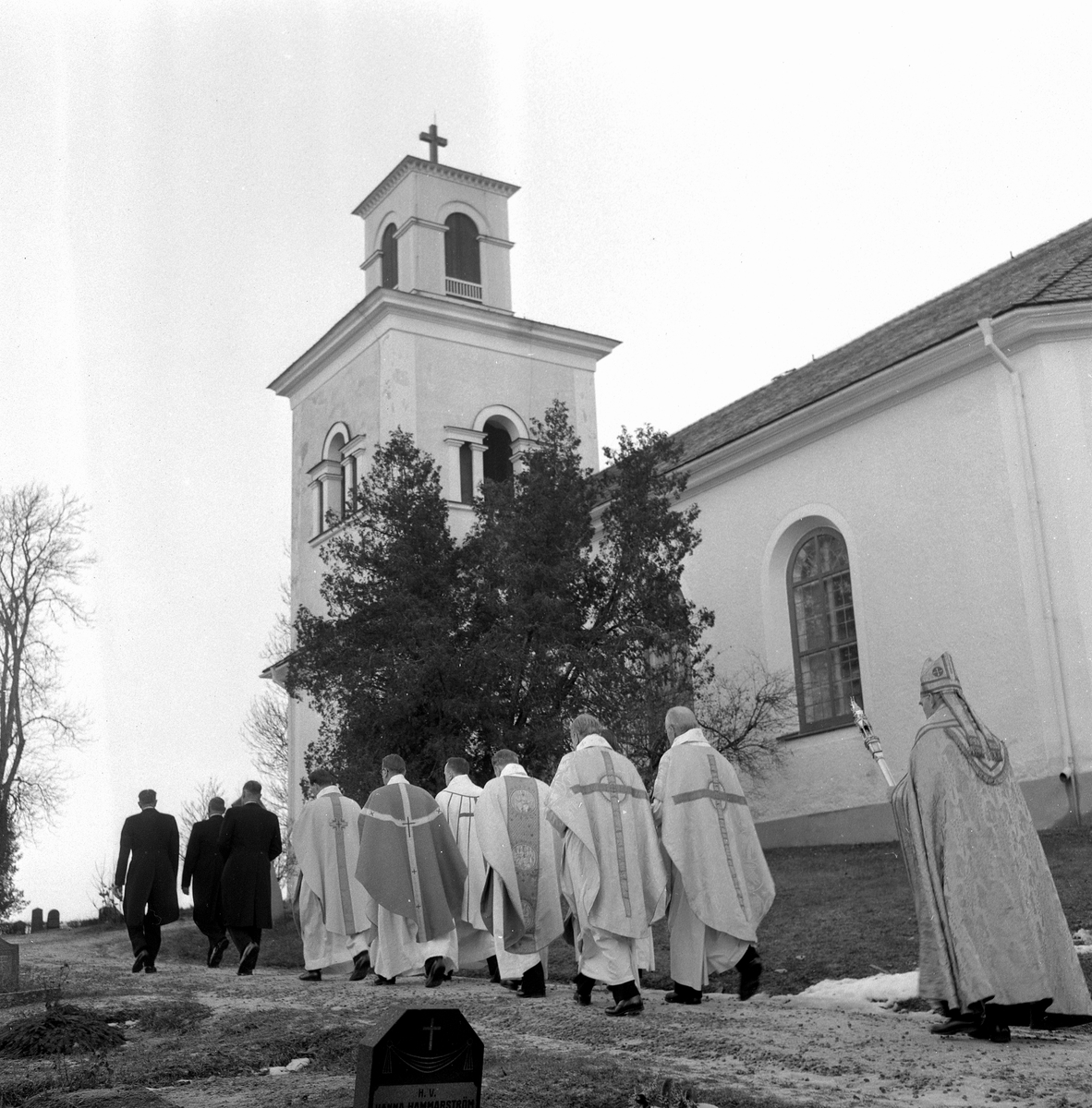 Vintrosa kyrka återinvigs.
December 1956.