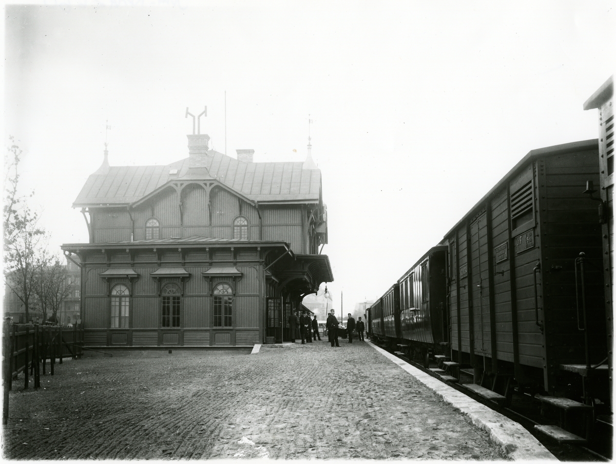 Det äldsta stationshuset.