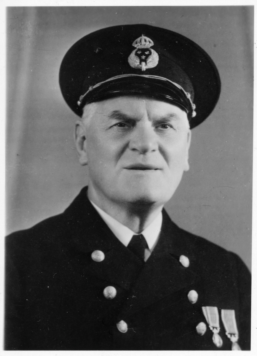 C L Lindberg, stationsinspektor i Markaryd 1942-1945.