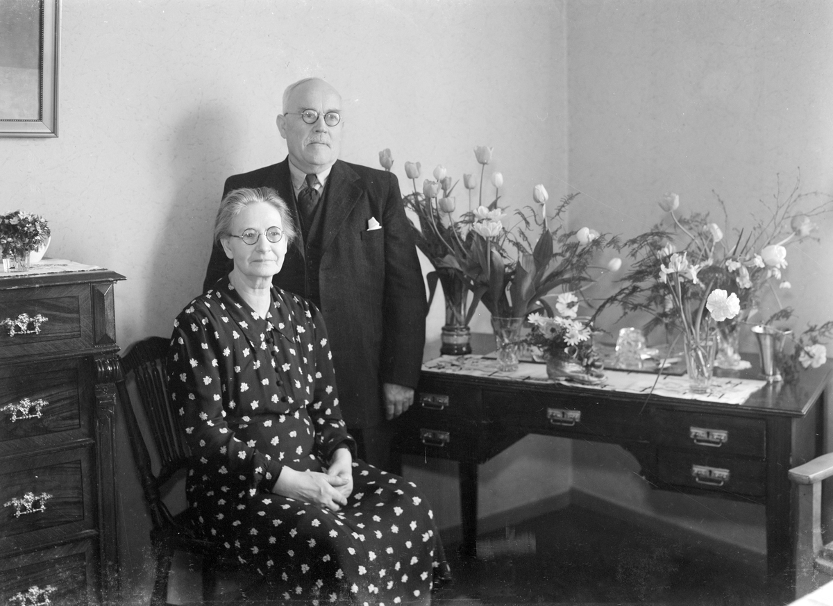 Skomakare Andersson. Foto april 1949.