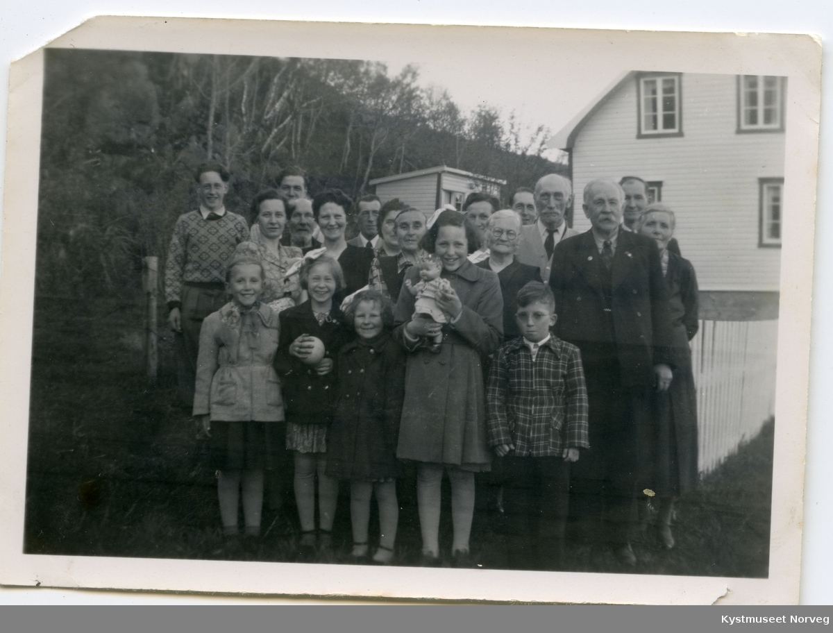 Rørvik, familien Pedersen på Hamran