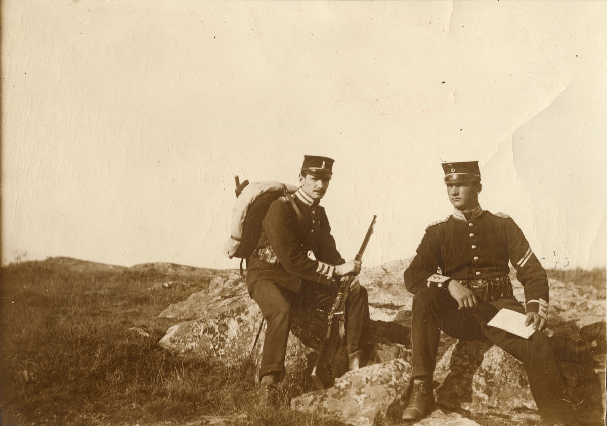 Två soldater från Göta livgarde I 2.