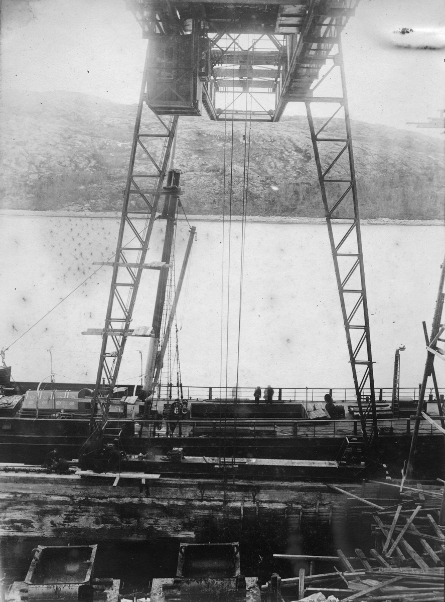 Første malmlastingen ved Sydvaranger, 10.10.1910.