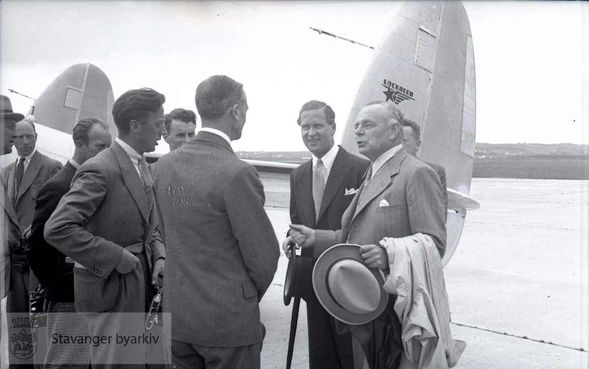 Britiske fly til Sola flyplass i 1939