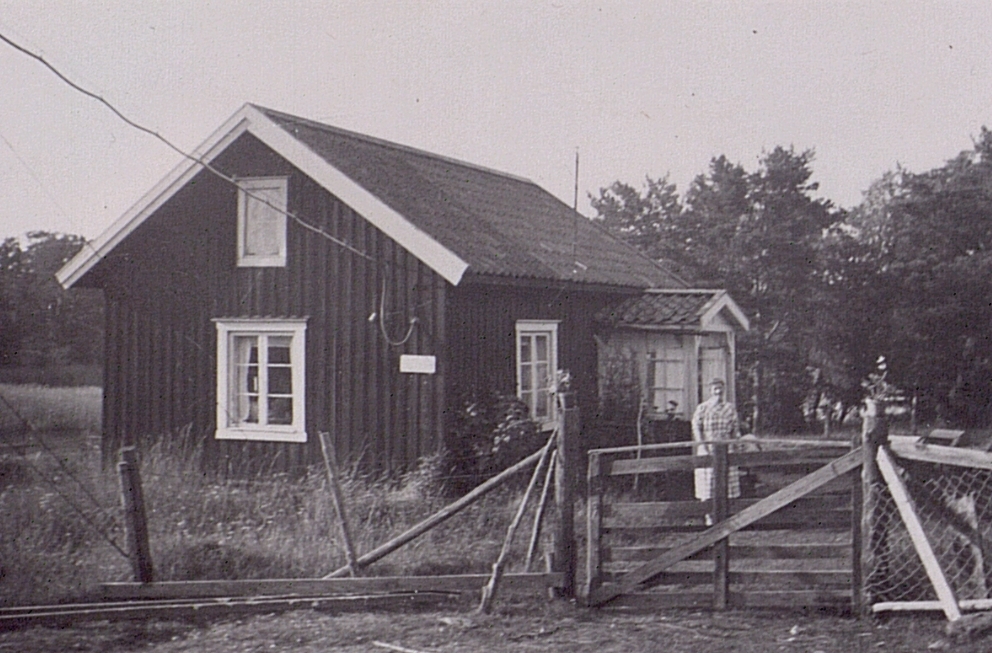 Älvsala telefonstation, 1942. Exteriör.