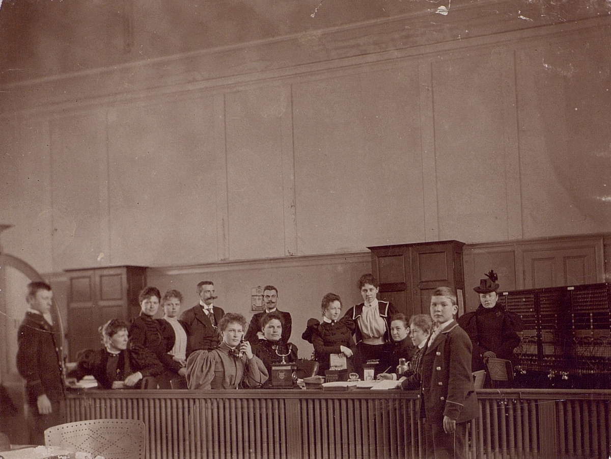 Telegrafen vid Stockholmsutställningen år 1897.