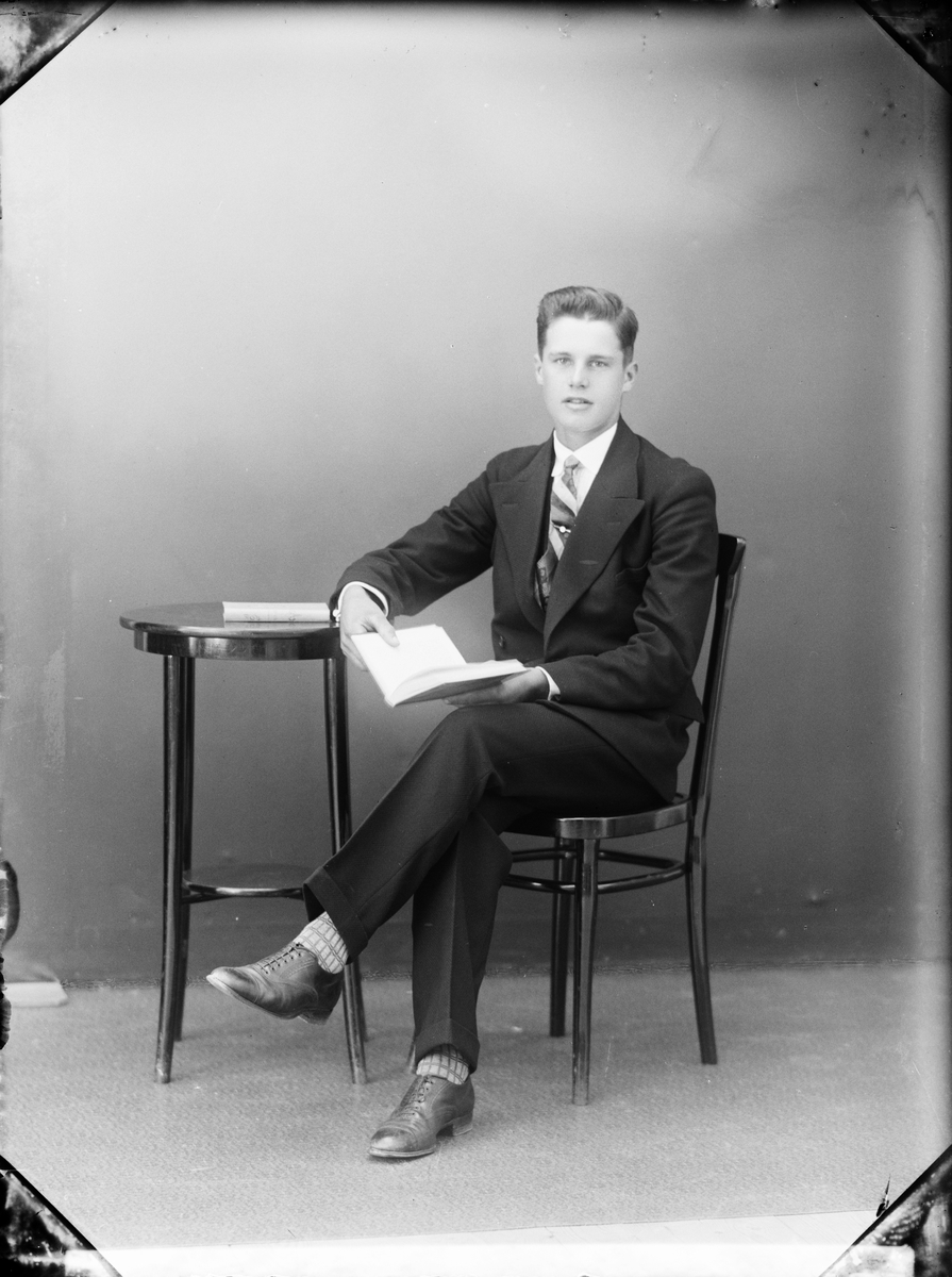 Edvin Eriksson från Harg socken, Uppland 1929