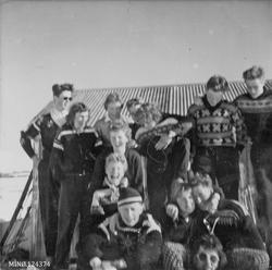 U. L. Fjell på skitur i påska 1960 til Furuhovd-setra. Navn 