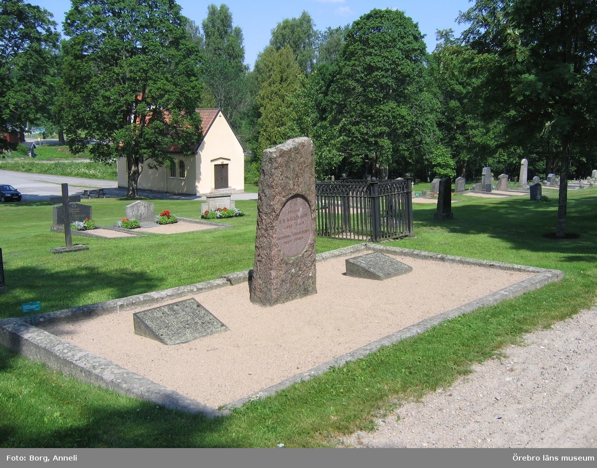 Ramsbergs gamla kyrkogård Inventering av kulturhistoriskt värdefulla gravvårdar 2006, Kvarter 3.