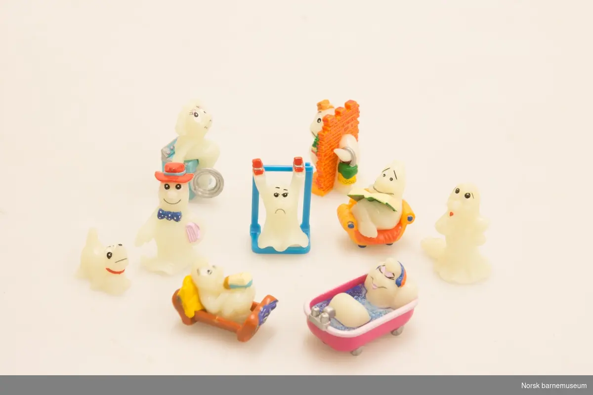 Plastfigurer fra Kinderegg: Spøkelser